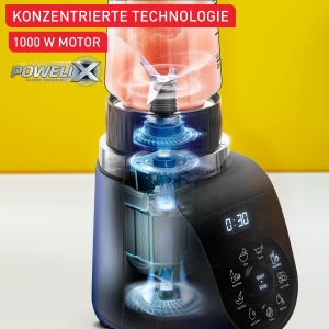 Tefal Blend Up BL19H4F0 Mini Mixer 1000W Design Compact Albastru - Img 4
