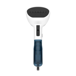 Tefal DT6130 Access Steam First Perie cu abur | Design usor | Timp de incalzire de 15 secunde | 1300 wati | Debit continuu de abur: 20 g/min. | Distrugerea germenilor | 70 ML |18,4 x 10,6 x 30 cm | Alb/Albastru - Img 2