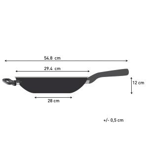 Tefal Nordica Wok din Otel Inoxidabil 28 cm Antiaderent Indicator de Temperatura - Img 8