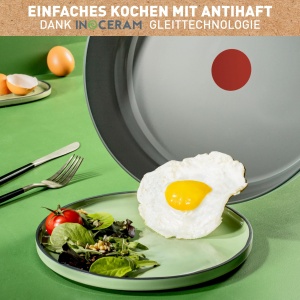 Tefal Renew On C42704 Tigaie 24 cm Ceramica Antiaderenta Compatibila Inductie Gri - Img 5
