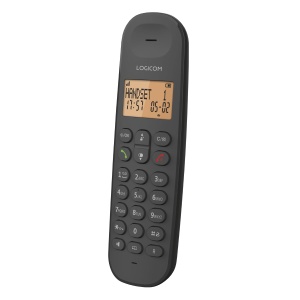 Telefon DECT Logicom ILOA 155T cu Anunt de Apel, 15 Min, Negru - Img 3