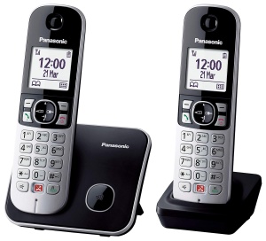 Telefon fara fir Panasonic KX-TG6852SPB DUO, negru, cu 4 mobilitati - Img 3