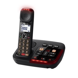 Telefon fara fir Panasonic KX-TGM420GB cu amplificare sunet mod Slow-Talk compatibilitate aparate auditive
