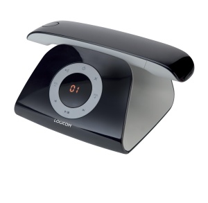 Telefon fix Logicom Retro 2 DECT, cu raspuns automat, negru, 10 ore autonomie - Img 3