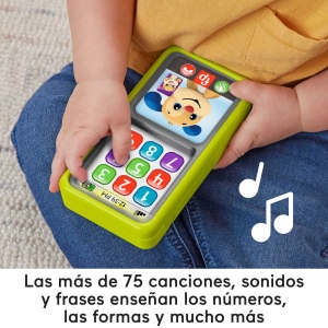 Telefon interactiv Fisher-Price Lernspa 2-in-1 cu 75 melodii, 4 limbi - Img 4