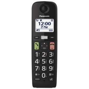 Telefon Panasonic KX-TGUA10EXB Mobil Tip DECT Tasta Favoriti Compatibil Aparat Auditiv Negru - Img 4