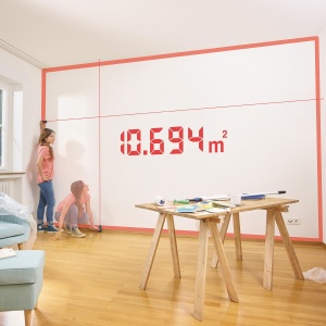 Telemetru laser Zamo de generatia a 4-a Bosch (masurare simpla si precisa pana la 25 m, baterii reincarcabile prin USB-C, cu interfata adaptor, intr-o cutie) - Img 7