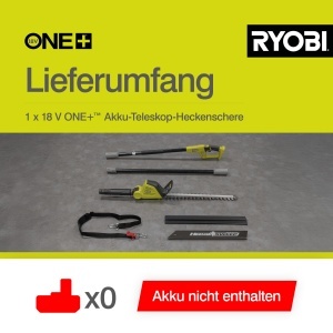 Teleskop Heckenschere RYOBI 18V ONE, 45 cm, 135 cap de taiere - Img 6