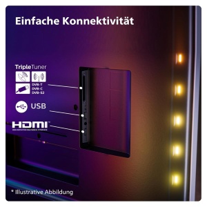 Televizor LED Smart Philips 65PUS8109, 4K, 65 inch, Dolby Atmos, Ambilight - Img 7