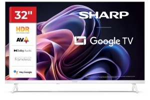 Televizor SHARP 32HF2365EW, 32 inch HD, Google TV, 60 Hz, Alb