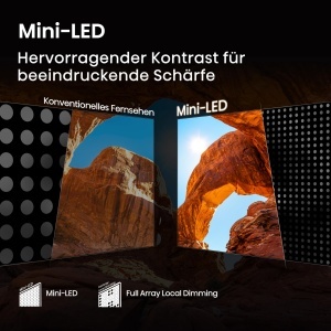 Televizor Smart Hisense 50U7Q, 50 inch, 4K Mini LED, Dolby Atmos - Img 4
