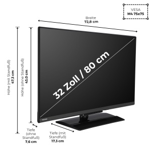 Televizor Toshiba 32LV3E63DA Smart TV Full HD HDR Bluetooth - Img 3