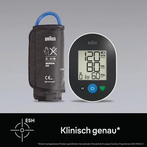 Tensiometru Braun ExactFit(tm) 2 | Precizie dovedita clinic | Afisaj cu coduri de culori | Manseta universala | Pentru uz necomercial | BUA4050 - Img 2