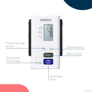 Tensiometru OMRON NightView la incheietura mainii, masurare validata clinic, silentioasa si convenabila, cu functie de masurare automata pe timp de noapte (dupa 4 ore, la 2 si 4 dimineata), aplicatie gratuita pentru smartphone - Img 10