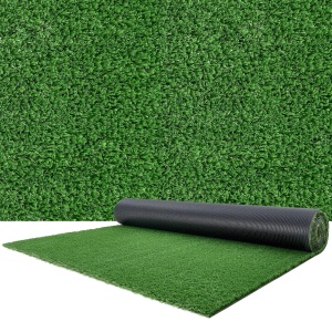 Teren de fotbal artificial VEVOR 304,8 x 91,44 cm, 1,5 cm inaltime, cu gauri de drenaj