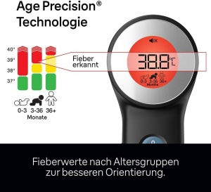 Termometru Braun Sensian 7 BNT400 3-in-1 ContactContactless Tehnologie Age Precision Display Colorat - Img 2