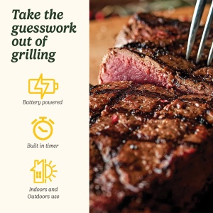 Termometru digital Cuisinart cu timer si LED, pentru carne si alimente - Img 2