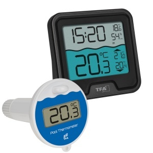 Termometru digital pentru piscina TFA Dostmann Marbella 2, wireless