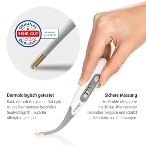 Termometru digital reer ExpressTemp varf flexibil aurit timp masurare 10 secunde - Img 2
