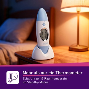 Termometru digital scala SC 53 pentru masurarea temperaturii la ureche si frunte, 3 secunde - Img 5