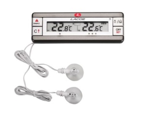 Termometru electric pentru frigider Lacor, -40C la 70C, cu alarma si suport magnetic - Img 3