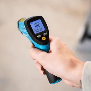 Termometru Infrarosu HAZET 1991-1 cu Laser, -50 pana la 550 GradeC - Img 2