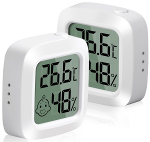 Termometru si Higrometru Vinabo, Precizie Mare, Display LCD, Portabil