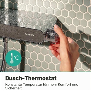 Termostat de dus hansgrohe ShowerTablet Select 360, crom, cu SafetyStop - Img 5