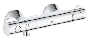 Termostat dus GROHE Grohtherm 800, crom, cu protectie impotriva arsurilor, 12
