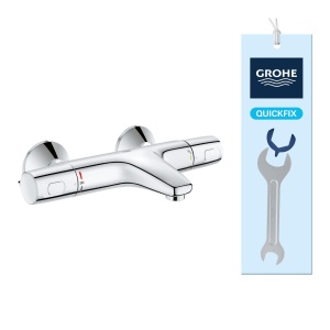 Termostat pentru cada GROHE Precision Trend, crom, cu maner ergonomic si tehnologie de economisire a apei