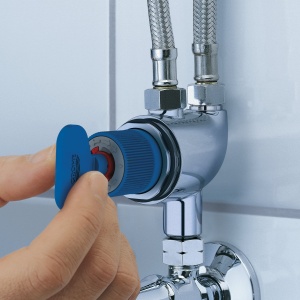 Termostat pentru chiuveta GROHE Grohtherm Micro, protectie impotriva arsurilor, crom - Img 3