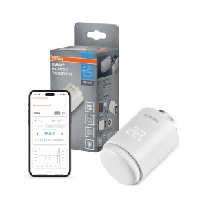 Termostat Radiator SMART WiFi Gen2 Alb, Control prin Aplicatie, Compatibil cu Google Home
