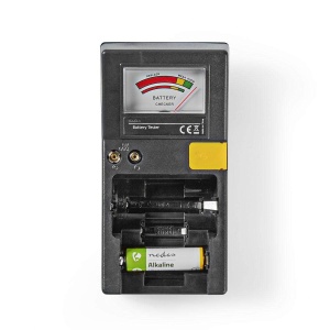 Tester de baterii - Negru - Compatibil cu AAA, AA, C, D, 9V - Img 2
