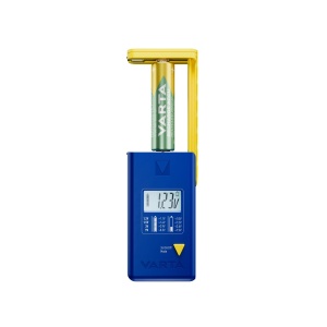 Tester de baterii VARTA LCD pentru AAAAACD9V si Knopfzellen, cu 2x LR44 - Img 1
