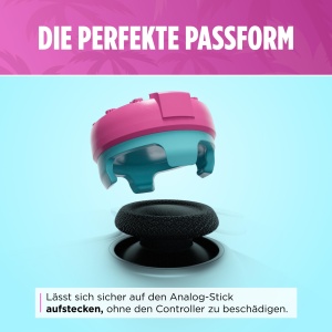 Thumbsticks KontrolFreek Action Adventure pentru Xbox Series XS, Heist Edition, Rosa si Albastru - Img 7