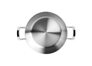 Tigaie adanca IBILI Honda 32 cm, inox, inductie, fara antiaderent - Img 2
