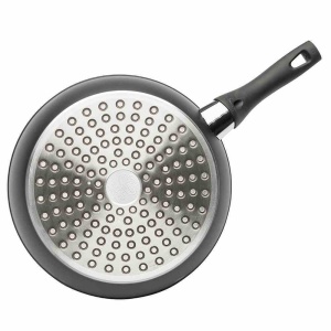 Tigaie antiaderenta BALLARINI Bari 28 cm, cu capac, granitium, aluminiu - Img 3