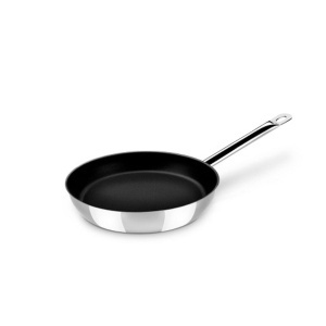 Tigaie antiaderenta MONIX Chef, 18 cm, otel inoxidabil 1810, design ergonomic - Img 1