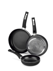 Tigaie din aluminiu MONIX Resistent Plus, 24 cm, antiaderenta, maner ergonomic - Img 2