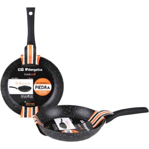 Tigaie din aluminiu Orbegozo SFB 8032, antiaderenta PFOA-free, 32 cm, neagra