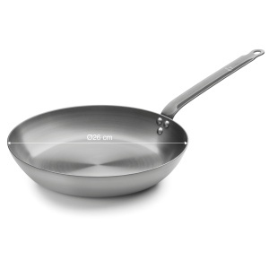 Tigaie din fier Lacor 63626 26 cm Gri rezistenta la zgarieturi - Img 2