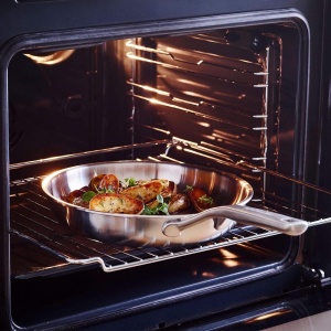 Tigaie din inox KitchenAid Multiply, 28 cm, PFAS-free, inductie, argintie - Img 6