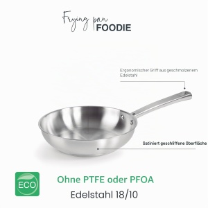 Tigaie din inox Lacor 45428, 28cm, compatibila cu toate tipurile de plite - Img 3