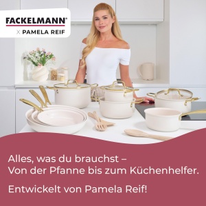 Tigaie Fackelmann Pamela Reif O 20 cm Aluminiu Recycled Coating Ceramica PFAS-Free - Img 9