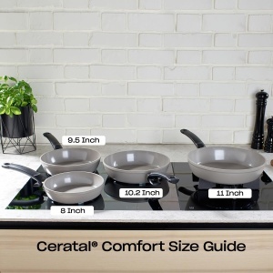 Tigaie Fissler Ceratal Comfort 20 cm Aluminiu Ceramica Antiaderenta Inductie Gri - Img 3