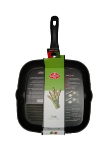 Tigaie grill Ballarini Rialto 28 x 28 cm aluminiu antiaderent negru - Img 4