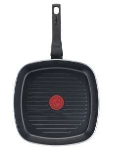Tigaie grill Tefal Easy Cook Clean 26x26 cm, antiaderenta, semnal termic, fabricata in Franta - Img 2