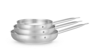 Tigaie HENDI, 240mm, inox, fund sandwich, maner ergonomic - Img 2