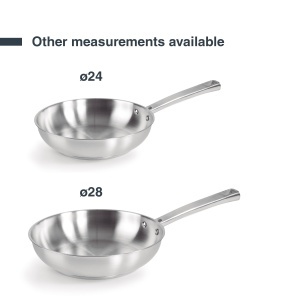 Tigaie Lacor Foodie 45420 20 cm otel inoxidabil compatibila cu toate tipurile de plite - Img 3
