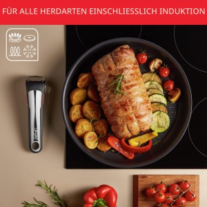 Tigaie pentru clatite Tefal Ingenio Eco Resist, 27 cm, antiaderenta, aluminiu - Img 4